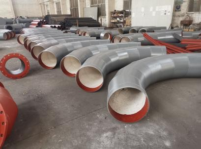 強(qiáng)耐磨，持久耐用——煤礦用陶瓷貼片耐磨彎頭[江河]